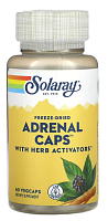 Adrenal Caps with Herb Activators (Поддержка надпочечников) 60 вег капсул (Solaray)