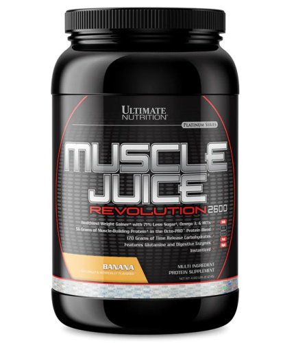 Гейнер Ultimate Nutrition Muscle Juice Revolution 2600 2120 гр. (5lb)