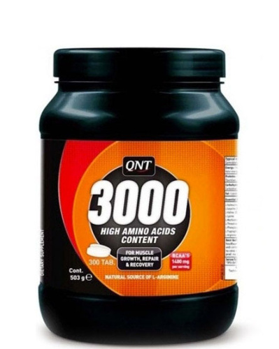High Amino Acids 3000 mg - 300 таблеток (QNT) фото 3