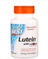 Lutein with Lutemax (Лютеин с Лютемакс) 2020 20 мг 60 капс (Doctor's Best)