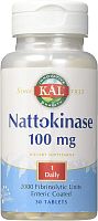 Nattokinase 100 мг (Наттокиназа) 30 таблеток (KAL)