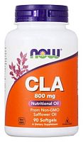 Now Foods CLA 800 мг. 90 мягких капсул