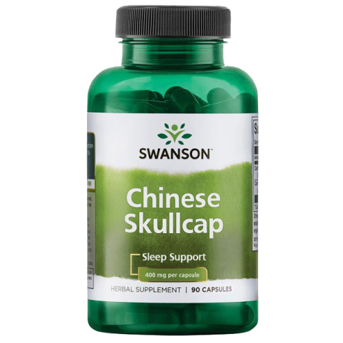 Chinese Skullcap Sleep Support 400 mg (Шлемник китайский) 90 капсул (Swanson)