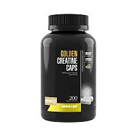 Golden Creatine Caps 1250 (Креатин 1250) 200 веган капсул (Maxler)_