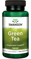 Green Tea 500 мг (Зеленый Чай) 100 капсул (Swanson)