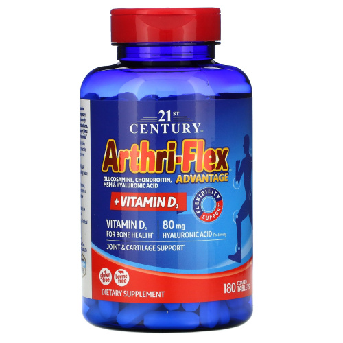 Arthri-Flex Advantage с витамином D3 180 таблеток (21st Century) фото 2