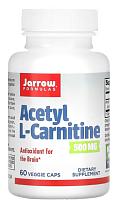 Acetyl L-Carnitine срок 04.2024 (Ацетил-L-карнитин) 500 мг 60 вег капсул (Jarrow Formulas)
