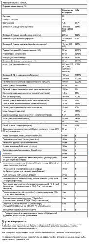 NaturesPlus Regeneration (Мультивитаминная и минеральная добавка) 90 мягких капсул фото 2