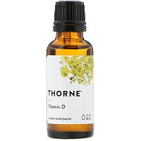 Vitamin D-3 1000 IU (Витамин Д-3 25 мкг) 30 мл (Thorne Research)