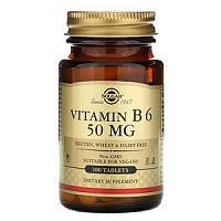 Solgar Vitamin B6 50 мг. 100 таблеток