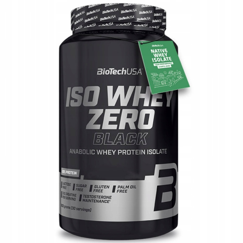 Протеин Biotech USA Iso Whey Zero Black Lactose Free 908 гр. (2lb) Протеин Biotech USA Iso Whey Zero Black Lactose Free 908 гр. (2lb)