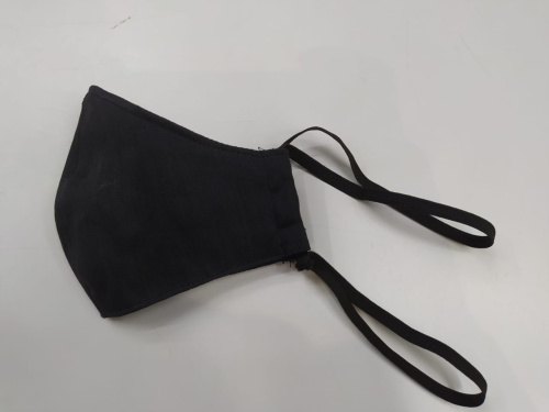 Маска Для Лица Многоразовая (Черная) фото 5