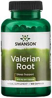 Valeriana Root 475 мг (Корень Валерианы) 100 капсул (Swanson)