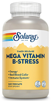 Mega Vitamin B-Stress TR 240 вег капсул (Solaray)