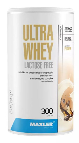 Протеин Ultra Whey Lactose Free 300 г (Maxler)_ Протеин Ultra Whey Lactose Free 300 г (Maxler)_