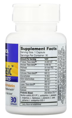Digest Basic + Probiotic (Основные пищеварительные ферменты с пробиотиками) 30 капсул (Enzymedica) фото 2