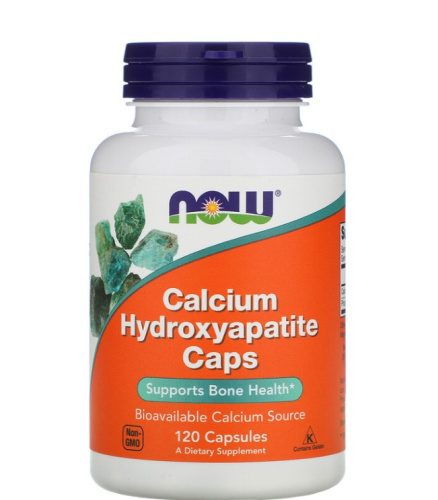 Now Foods Calcium Hydroxyapatite Caps (Гидроксиапатит кальция) 120 капсул