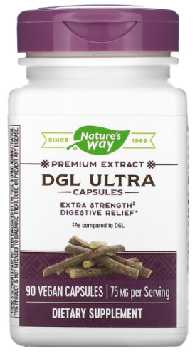 Nature's Way DGL Ultra (Глицирризинат солодки) 75 мг. 90 растительных капсул