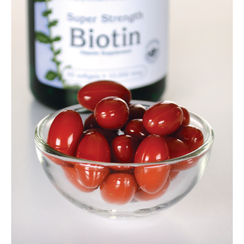 Biotin 10000 mcg (Биотин 10000 мкг) 60 мягких капсул (Swanson) фото 2