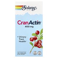Solaray CranActin (Экстракт клюквы) 400 мг. 120 растительных капсул