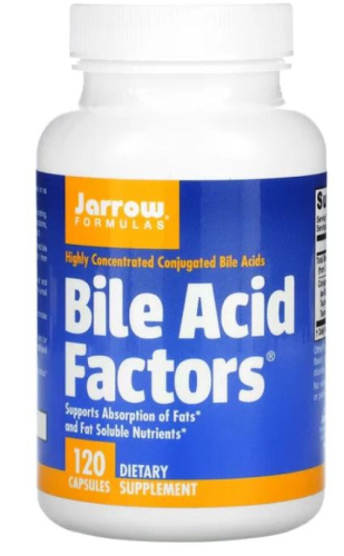 Jarrow Formulas Bile Acid Factors (Добавка с желчными кислотами) 120 капсул фото 2