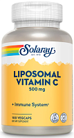 Solaray Liposomal Vitamin C (Липосомальный витамин С) 500 мг. 100 растительных капсул