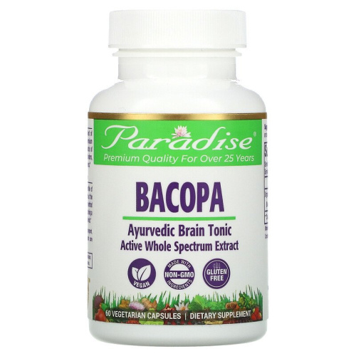 Bacope 250 мг (Бакопа) 60 вег капсул (Paradise)