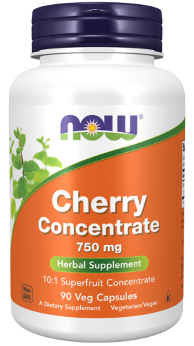Cherry Concentratte 750 mg (Концентрат Вишни 750 мг) 90 вег капсул (Now Foods)