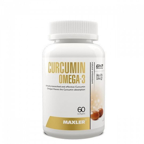Maxler Curcumin Omega-3 (Куркумин Омега-3) 60 капсул