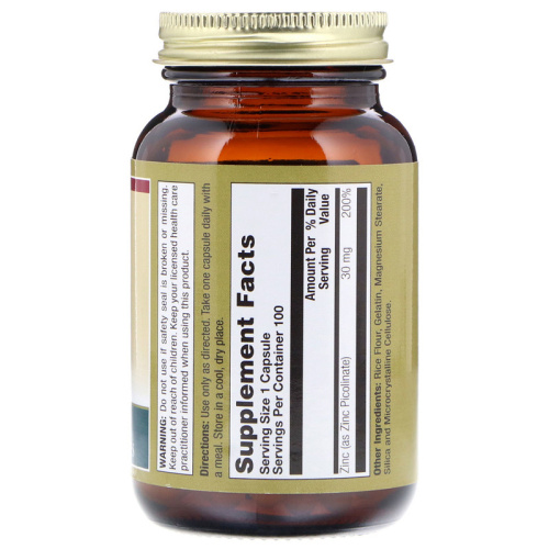 LifeTime Vitamins Zinc Picolinate Пиколинат цинка 30 mg 100 капсул фото 2 LifeTime Vitamins Zinc Picolinate Пиколинат цинка 30 mg 100 капсул фото 2