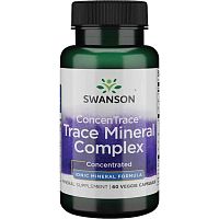 Trace Mineral Complex ConcenTrace 60 вег капсул (Swanson)