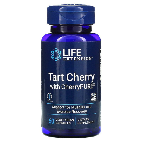 Tart Cherry with CherryPURE 480 мг (Концентрат Вишни) 60 вег капсул (Life Extension)