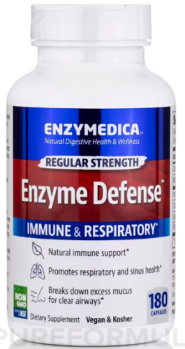 Enzyme Defense (Протеолитические Ферменты) 180 капсул (Enzymedica) Enzyme Defense (Протеолитические Ферменты) 180 капсул (Enzymedica)