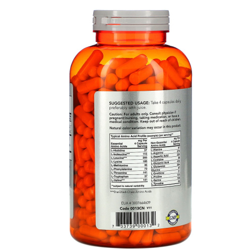 Now Foods Sports Amino Complete 20 Aminos (Аминокислотный комплекс) 360 мягких капсул фото 2