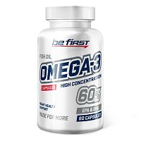 Omega-3 60% High Concentration (омега-3 60% ПНЖК) 60 капсул (be first)