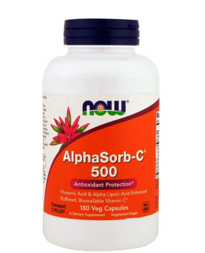 Now Foods AlphaSorb-C 500 180 растительных капсул