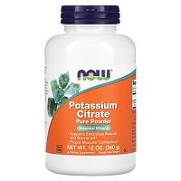 Now Foods Potassium Citrate Pure Powder (Цитрат Калия в порошке) 340 г.