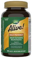 Alive! Max3 Potency (Мультивитамины без железа) 180 таблеток (Nature's Way)