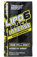 Lipo-6 Black Intense Ultra Concentrate 60 капсул (Nutrex)