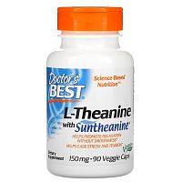L-Theanine (L-Теанин) with Suntheanine 150 мг 90 капсул (Doctor's Best)