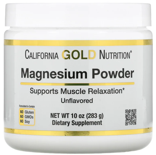 Magnesium Powder (Магний в порошке) 283 грамм (California Gold Nutrition)