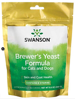 Brewer`s Yeast for Cats and Dogs срок12.2023 (Пивные Дрожжи для кошек и собак)160 таб(Swanson)