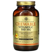 Solgar Жевательный Витамин C (Chewable Vitamin C) 500 мг. 90 таблеток