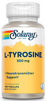 L-Tyrosine 500 mg (L-Тирозин 500 мг) 100 вег капсул (Solaray)