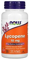 Now Foods Ликопин (Lycopene) 10 мг. 120 мягких капсул