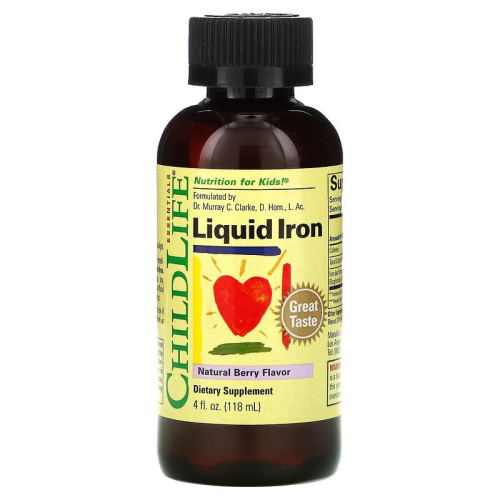 ChildLife Liquid Iron (Жидкое железо для детей) 118 мл.
