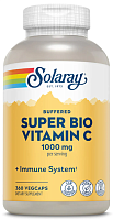 Super Bio Vitamin C 1000 mg TR (Витамин С 1000 мг медленного высвобождения) 360 вег капс (Solaray)