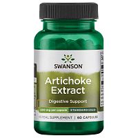 Swanson Artichoke Extract (Экстракт Артишока) 250 мг. 60 капсул