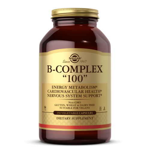 Solgar B-Complex "100" Комплекс витаминов группы B-100 250 веганских капсул