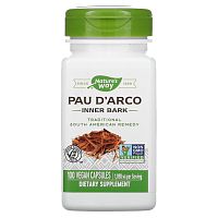 Pau D'Arco 1090 mg (Кора Муравьиного Дерева 1090 мг) 100 капсул (Nature's Way)